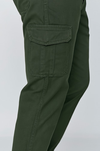 Pantalón Hombre Cargo Jogger Importado Joger Gabardina