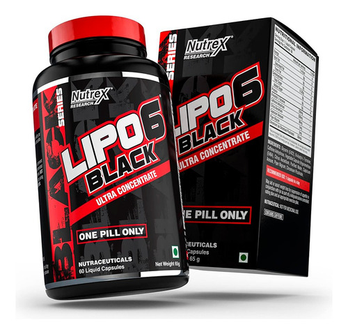 Suplemento Quemador De Grasa Nutrex Lipo 6 Origen Americano