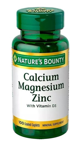 Calcio Magnesio Zinc D3 -100 Tablets Entrega Ya!