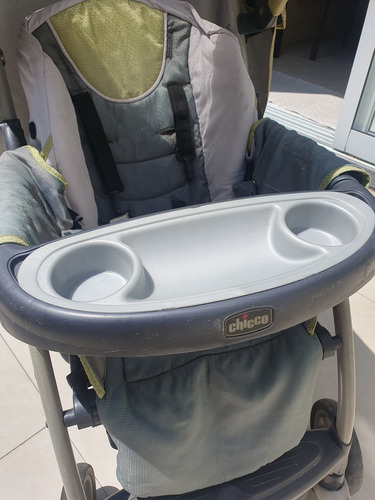 Carrinho De Bebê Chicco Usado Leia Anuncio Verde-claro Cinza (Usado)