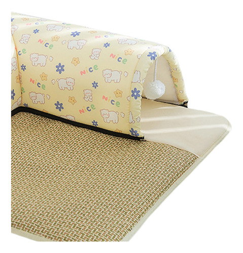 Cama TĂșnel Para Gato Con Pelotas De Juguete Flores