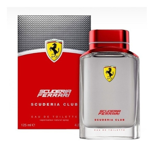 Perfume Ferrari Scuderia Club 125 Ml - Lacrado - Selo Autenticidade Adipec