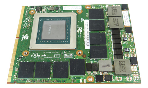 Placa De Vídeo Nvidia Quadro M3000m 4gb Gddr5 Para Notebook (Recondicionado)
