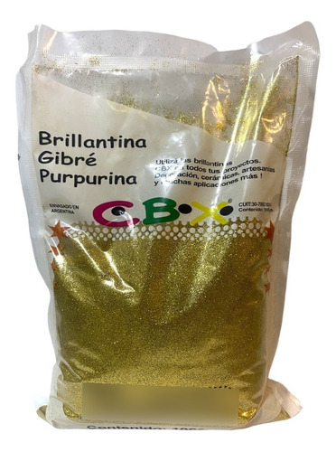 Brillantina Purpurina Gibre Metalizado Cbx X 1 Kilo