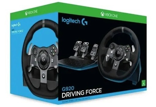 Imagen 2 de 6 de Kit Volante + Pedales G920 Logitech Xbox One / Pc - Bufón