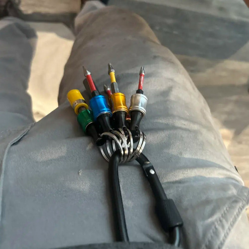 Llavero De Aleación De Aluminio, Varilla De Extensión, Cabez