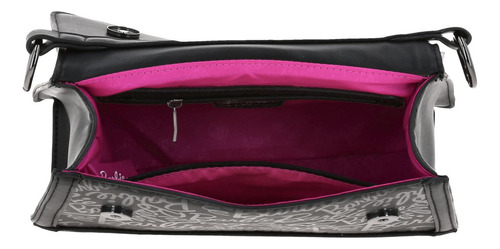 Bolso Baguette Barbie Gorett Patricya Negro Rosa Para Dama