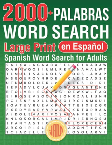 Libro : 2000 Palabras Sopa De Letras En Español Large Pri 