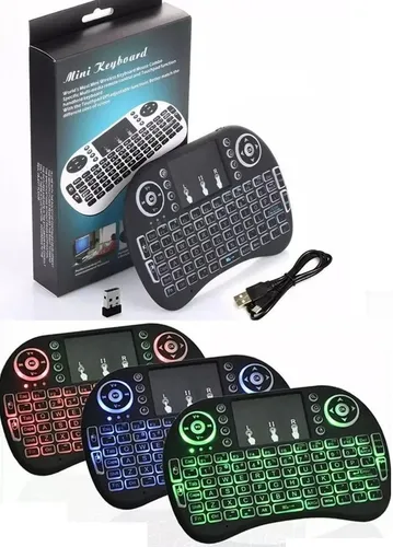 Mini Teclado Inalambrico Recargable, Tv Box, Smart Tv Pc Etc