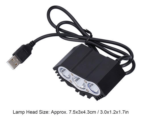 Bicicleta De Montaña Delantera De Alta Luminosidad De 3 Led