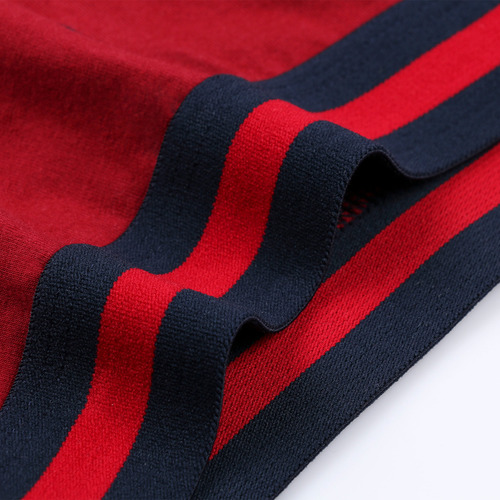 Ropa Interior A Rayas Para Hombre Con Abertura Lateral Y Cal
