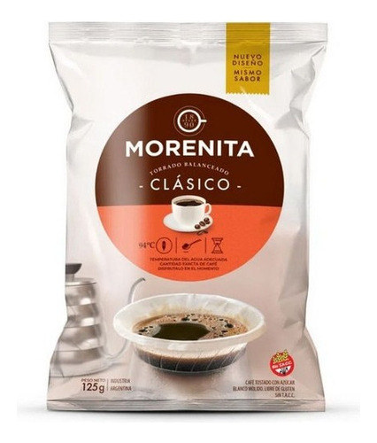 Cafe Molido La Morenita Clasico X 125 Gr