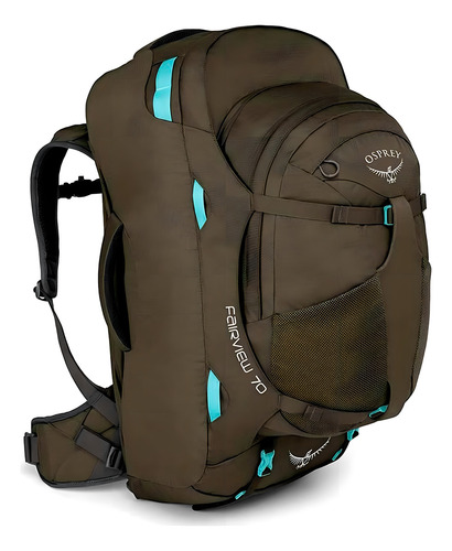 Mochila Trekking Osprey Fairview 70 Dama Mujer Talle S/m Color Misty Grey