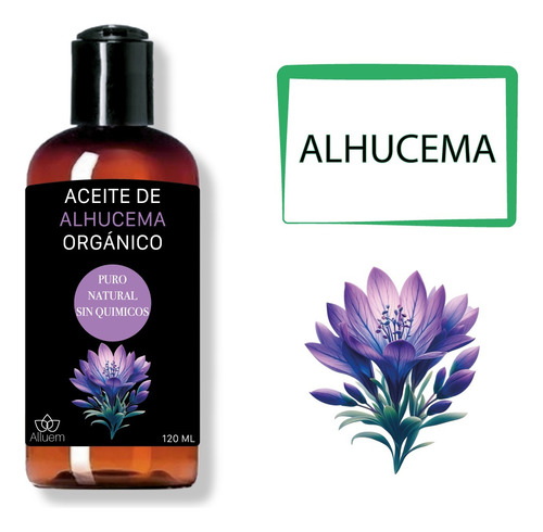 Aceite De Alhucema 100% Puro Organico