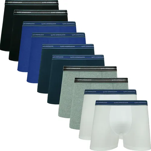 Kit 10 Cuecas Box Lupo Algodão Boxer Masculina Cotton