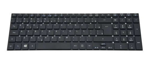 Teclado Notebook Acer Aspire E1-510-2455 Novo Preto Br  Ç