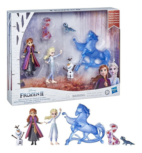 Set De 6 Figuras Frozen 2 - Espíritus De La Naturaleza