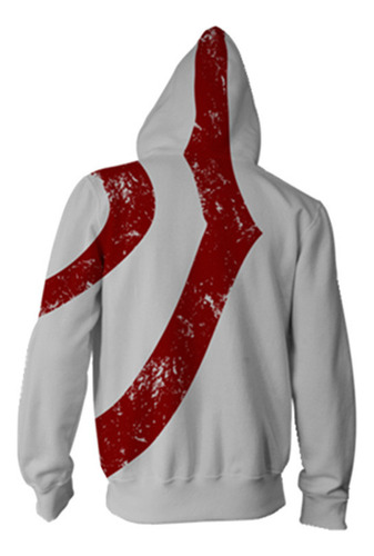 / Disfraz De God Of War For Cosplay, Kratos, Con Capucha Y