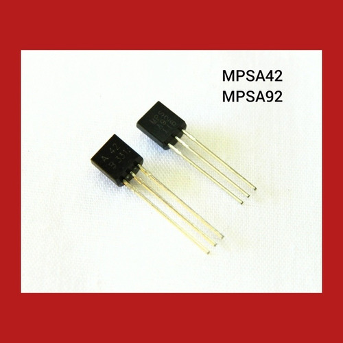 Transistor Mpsa42 + Mpsa92 Lote De 10 Unidades 