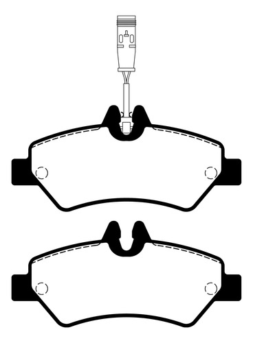 Pastillas De Freno Para Mercedes Benz Sprinter 415 12/16 Lit