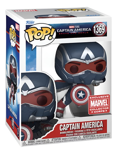 Funko Pop Captain America #1369 Marvel Brave New World