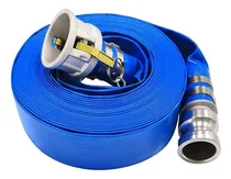Comprar Kit Manguera Plana  Pvc, 3 Pulgadas X 40 Mt Para Motobombas