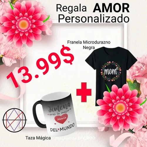 comprar Tazas Y Franelas Combos Para El Día De Las Madres