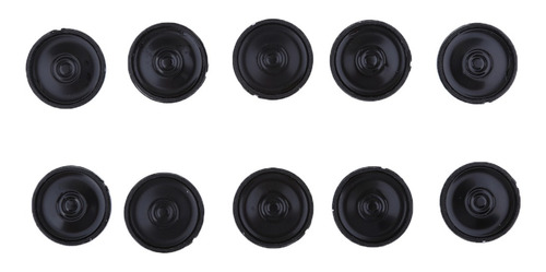 10x 30mm 1w Negro Equipo De Altavoces De Reparación,