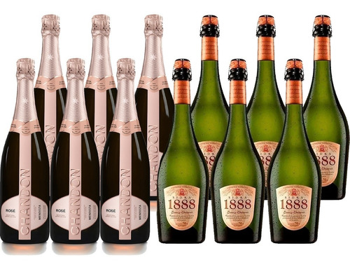 Champagne Chandon Rose Brut + Sidra Saenz Briones 1888 750ml