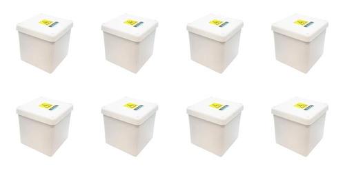 Pack X8 Cajas Estanco Exterior Taad 115x115x110 Mm