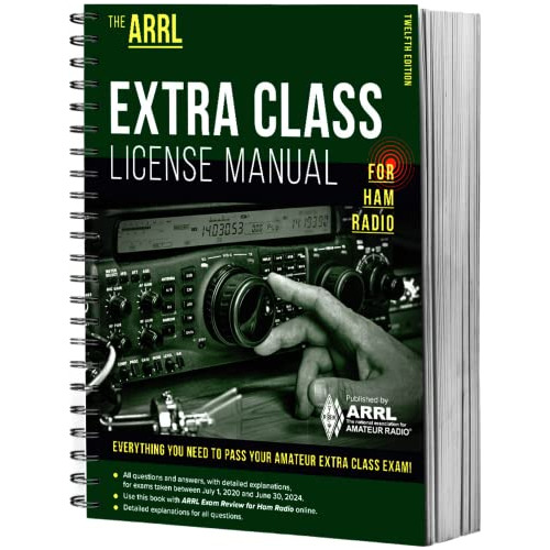 Book : Arrl Extra Class License Manual For Ham Radio 12th..