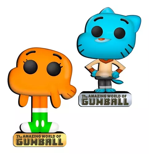 Incrível Mundo de Gumball em Feltro - Kit com 5 Bonecos