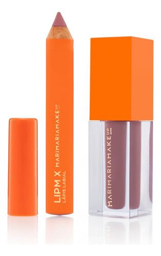 Kit Labial Mari Maria Ginger Glow - Lipmix Rose Nude