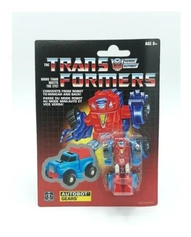 Transformers G1 Gears Vintage Retro Hasbro Nuevo Sellado (Usado)