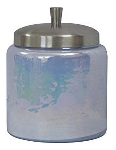 Gorro Para Regadera - Nu Steel Aqua Lustre Glass Canister Sm