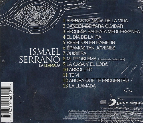 Cd Ismael Serrano / La Llamada (2014)