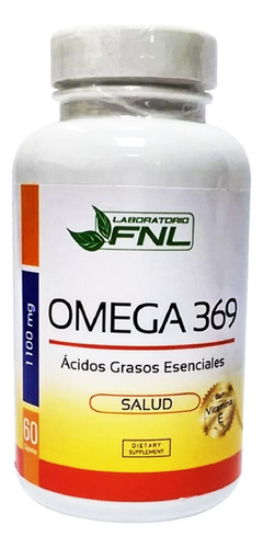 Fnl Omega 3,6,9 60 Caps De 1000mg Acidos Grasos Esenciales