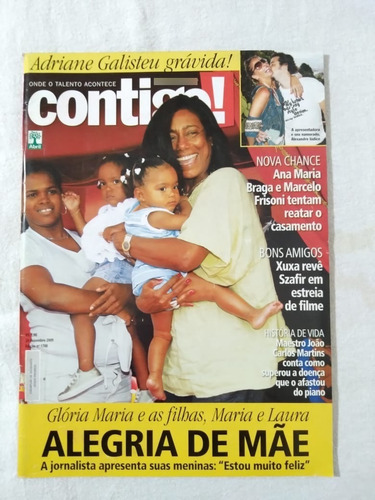 Revista Contigo 1788 Gloria Maria Adriana Birolli Xuxa 2009