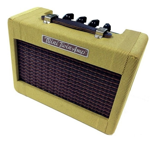 Amplificador de tweed Fender 0234811000 Mini 57 Twin Amp, cor marrom
