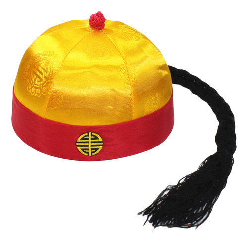 Sombrero Oriental Chino, Disfraz De Emperador 56 A 57cm