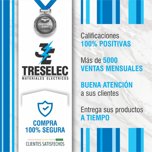 Cable Tipo Taller Normalizado 3 X 6 Mm X 5 Metros Negro