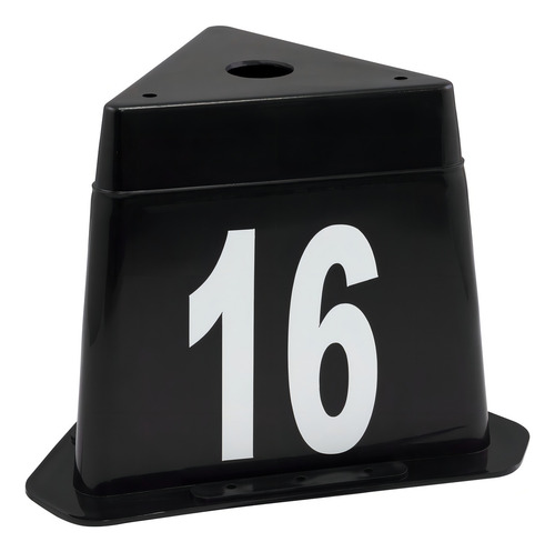 10 Conos Negros D Identificación Y Control Vehicular Tots-ne Color Negro