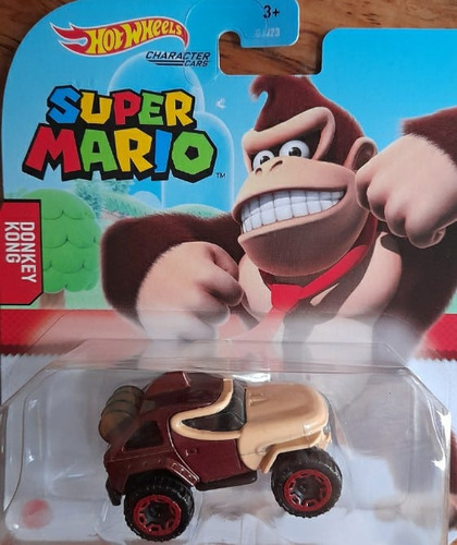 Hot Wheels Character Cars - Donkey Kong (super Mario)