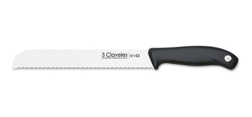 Cuchillo Pan 20cm Caja Pvc Evo 3 Claveles