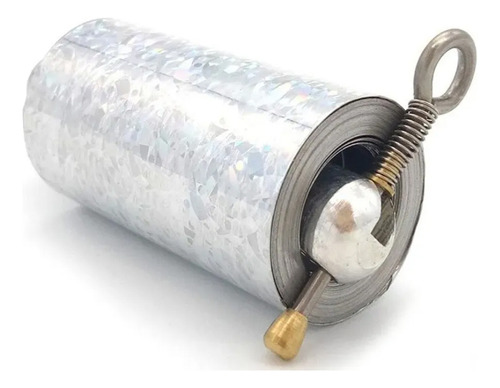1.1m Bastão De Metal Retrátil De Prata Mágica 3 Peças