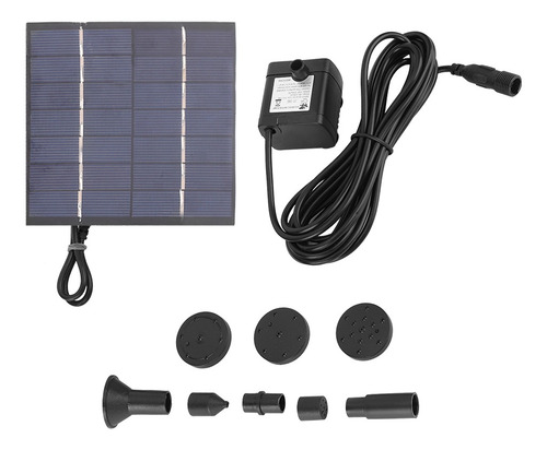 Imagen 7 de 10 de Fuente De Panel De Agua Sumergible Con Panel Solar 1.4w
