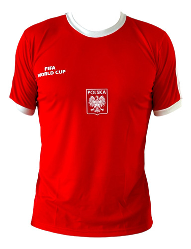 Camiseta Polonia Homenaje Mundiales 1978 - 1982 Retro