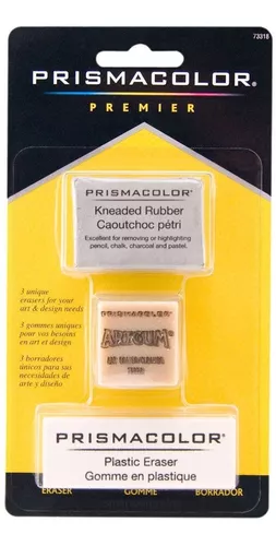 Prismacolor Premier Art Eraser Gommes Borradores Set Kneaded Artgum Plastic