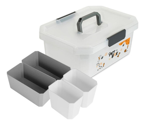 Pet Box 11l Natural Color Blanco