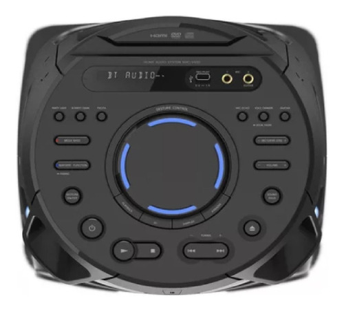 Imagen 2 de 9 de Minicomponente Sony Mhc-v43d Negro Bluetooth V43 43 Dscuento
